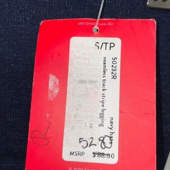 Spanx Seamless Track Stripe Leggings Womens Size Small - Picture 8 of 8